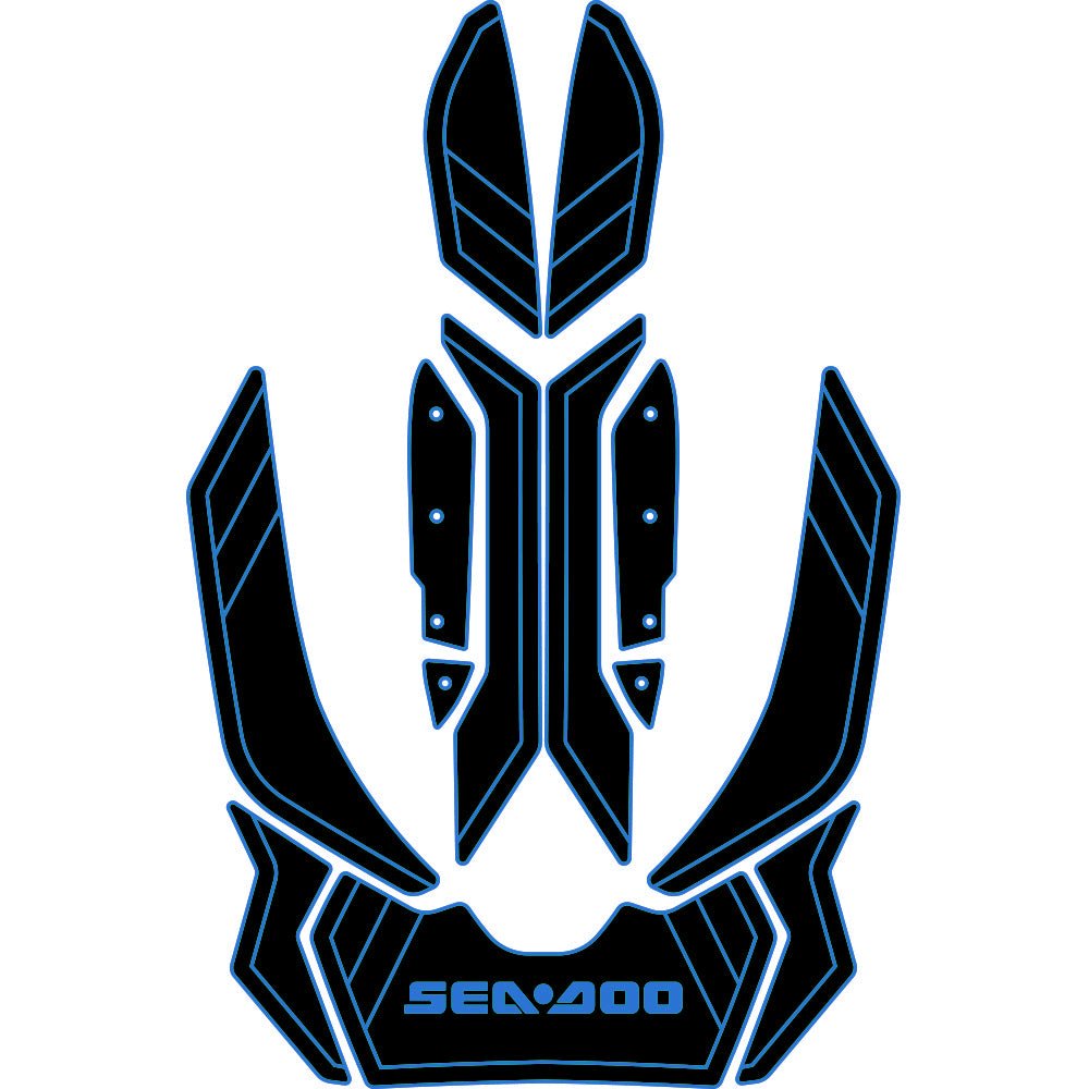 Jet Ski Traction Mats EVA Foam for 2012-2020 Sea Doo RXP GTR - HJDECK