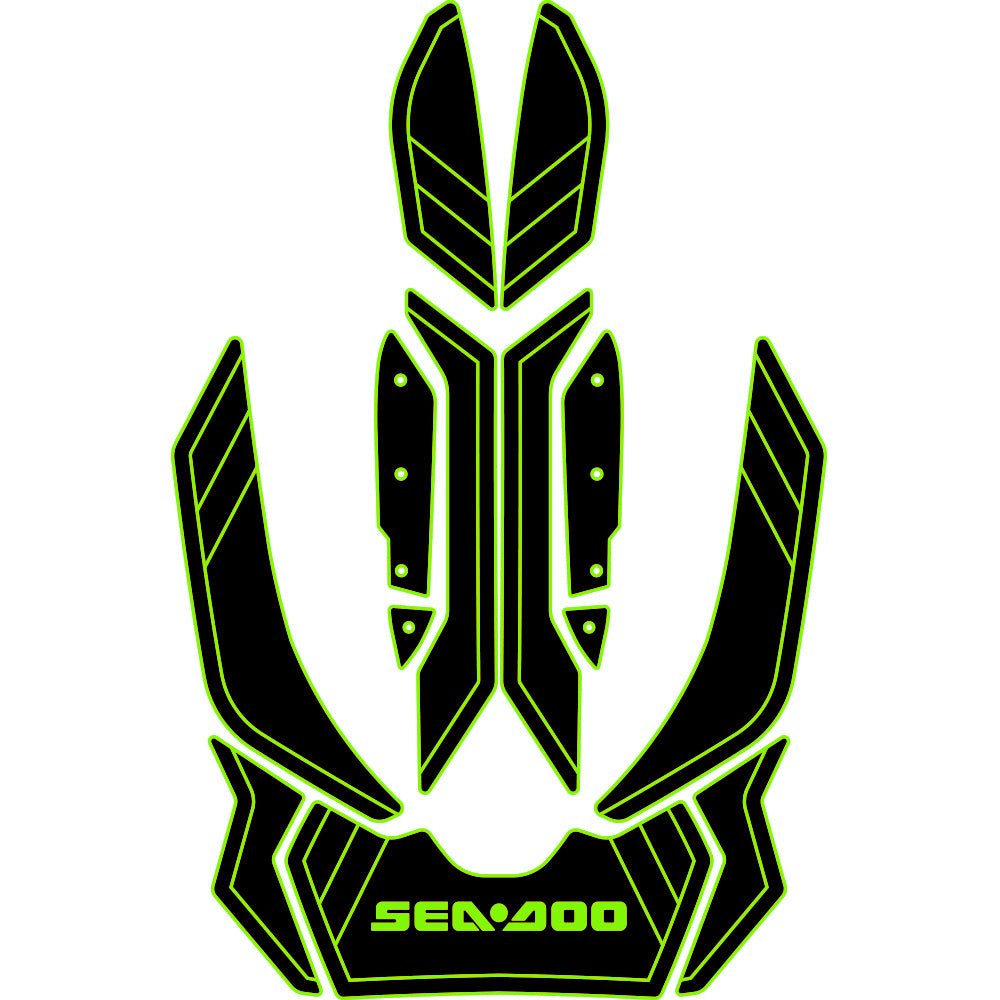 Jet Ski Traction Mats EVA Foam for 2012-2020 Sea Doo RXP GTR - HJDECK