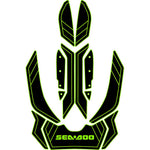 Jet Ski Traction Mats EVA Foam for 2012-2020 Sea Doo RXP GTR - HJDECK