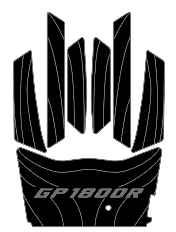 Jet Ski Traction Mats for Yamaha VX(2015 - 2017) Cruiser VXR GP1800(2017 - 2018) Custom Designed - HJDECK