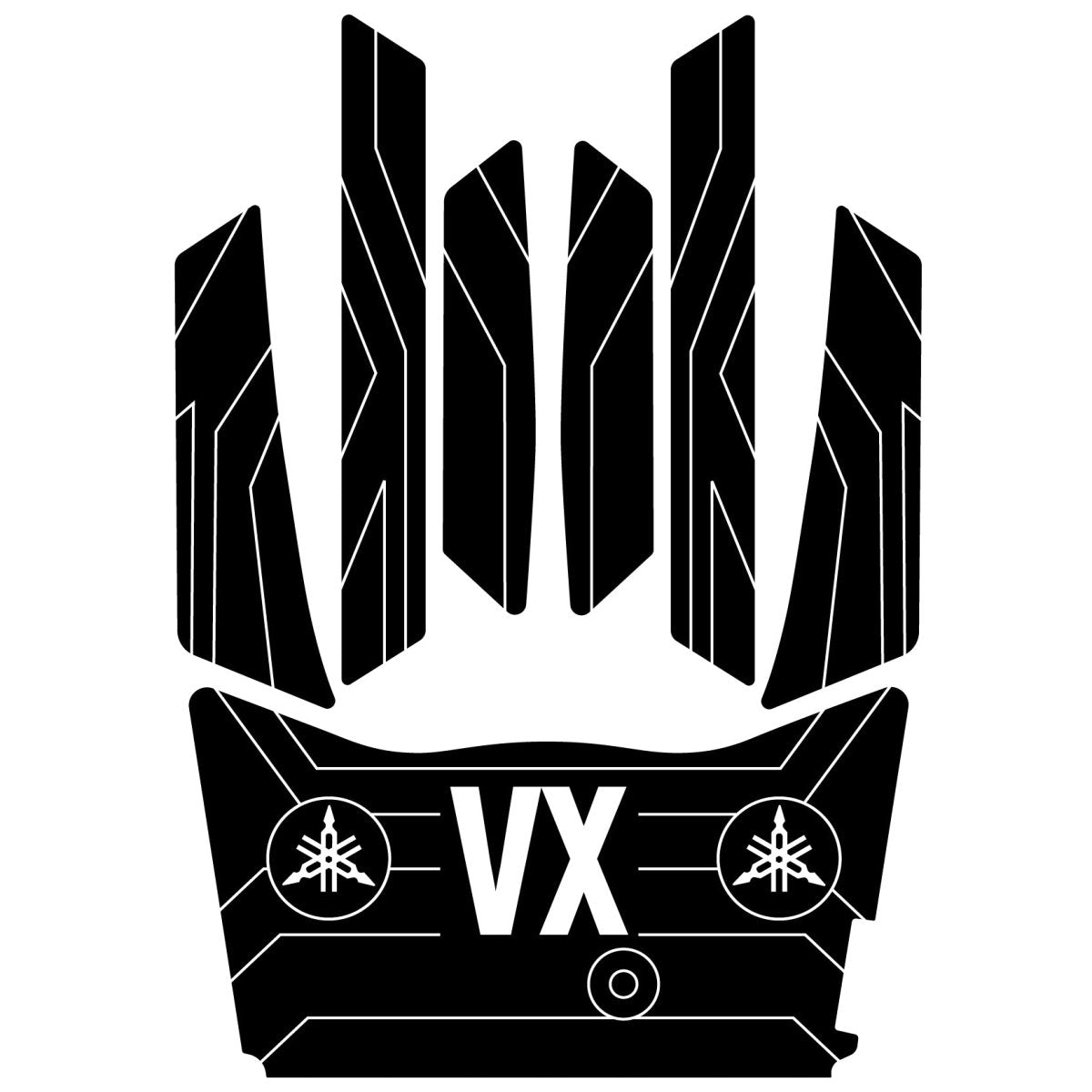 Jet Ski Traction Mats for Yamaha VX(2015 - 2017) Cruiser VXR GP1800(2017 - 2018) Custom Designed - HJDECK