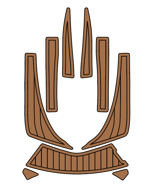 Kawasaki Ultra LX Jet Ski Traction Mats EVA Foam PWC Mat Kits - HJDECK