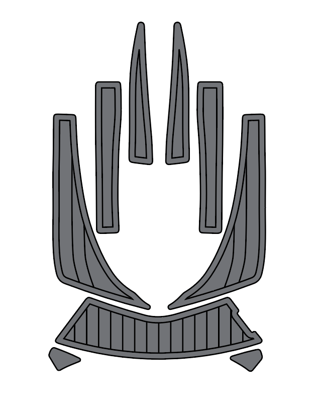 Kawasaki Ultra LX Jet Ski Traction Mats EVA Foam PWC Mat Kits - HJDECK