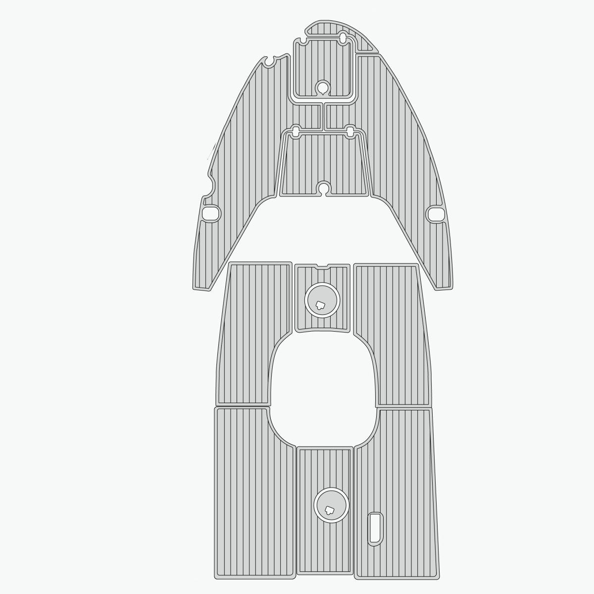2013-2015 Mako 18 LTS Cockpit Pad EVA Foam Boat Deck Flooring – HJDECK