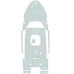 Mako 18 LTS 2013 Cockpit Pad EVA Foam Boat Deck Flooring - HJDECK