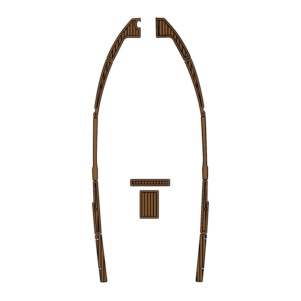 Mako 234 EVA Foam Precut Boat Flooring Kit - HJDECK