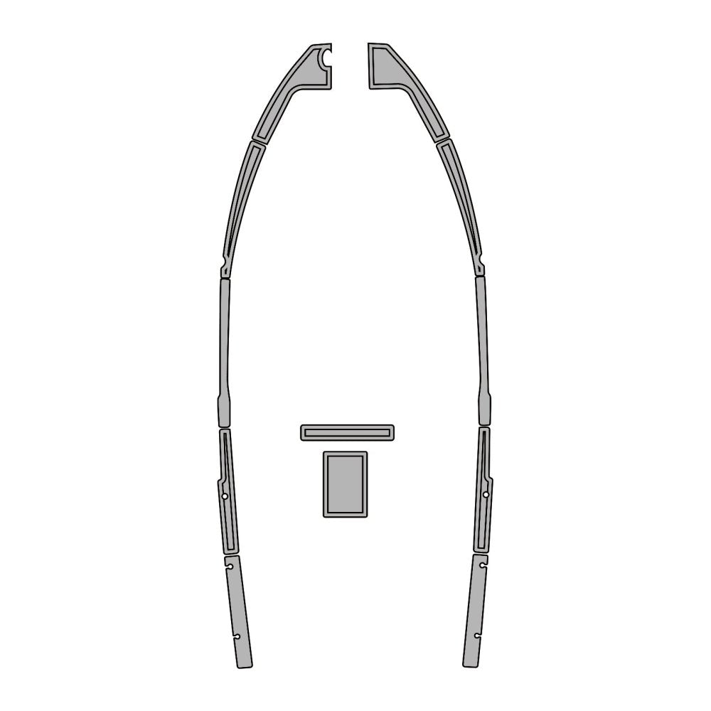 Mako 234 EVA Foam Precut Boat Flooring Kit - HJDECK