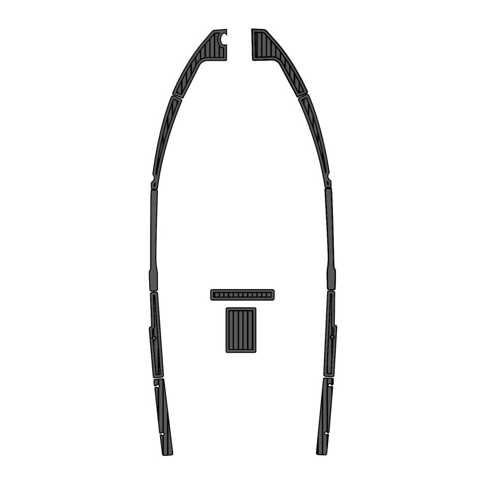 Mako 234 EVA Foam Precut Boat Flooring Kit - HJDECK