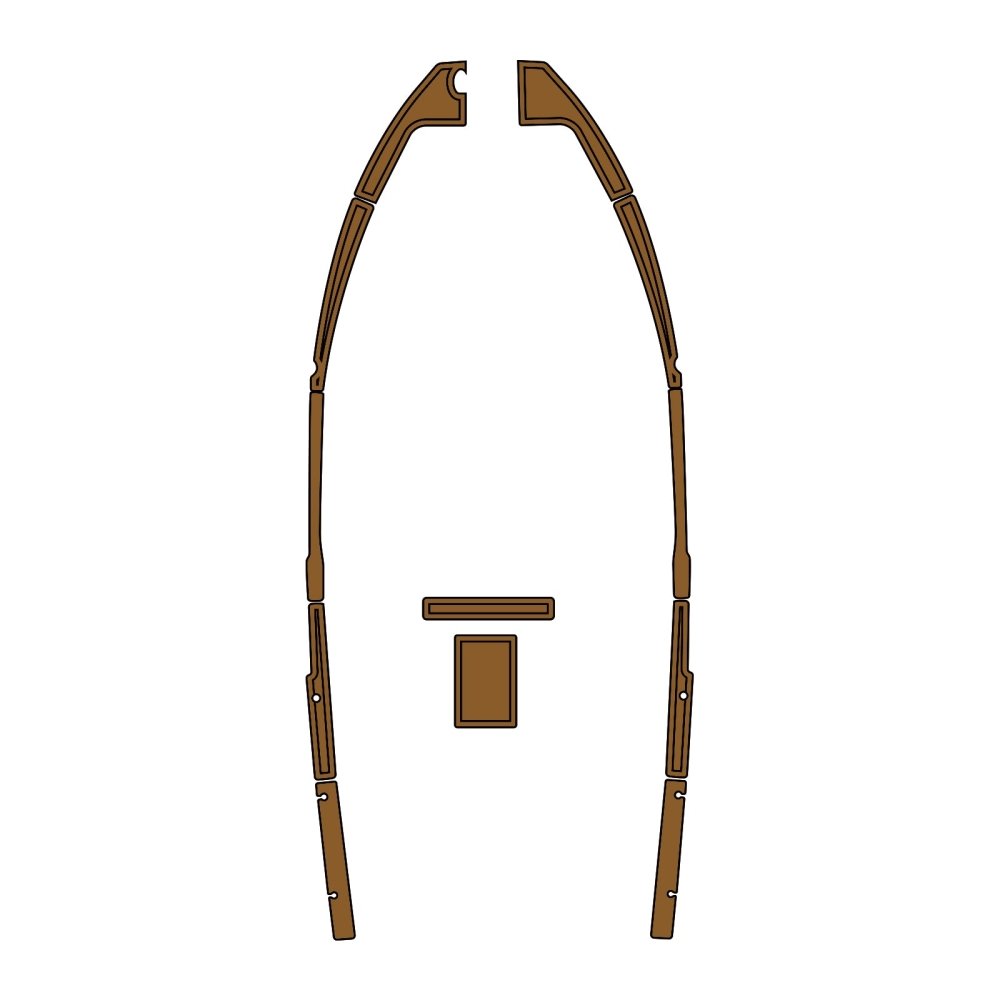 Mako 234 EVA Foam Precut Boat Flooring Kit - HJDECK