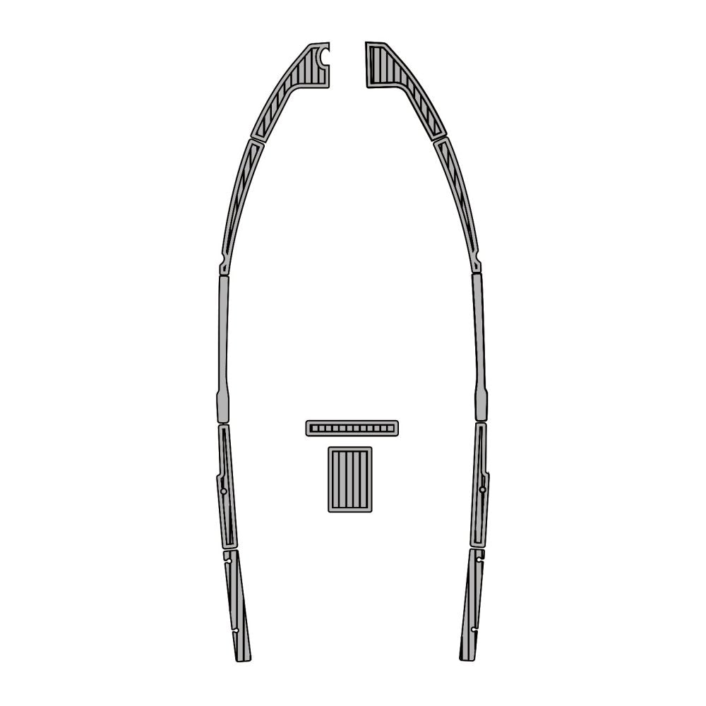 Mako 234 EVA Foam Precut Boat Flooring Kit - HJDECK