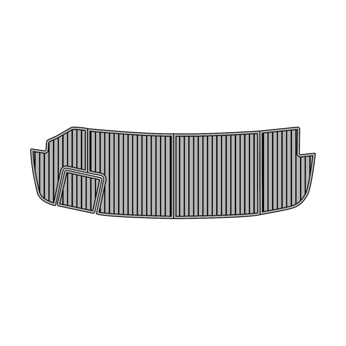 Meridian 54 2008 EVA Foam Faux Teak Boat Flooring Marine Decking - HJDECK