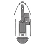 Moomba Mojo 2015 Faux Teak Boat Flooring EVA Foam Marine Decking - HJDECK