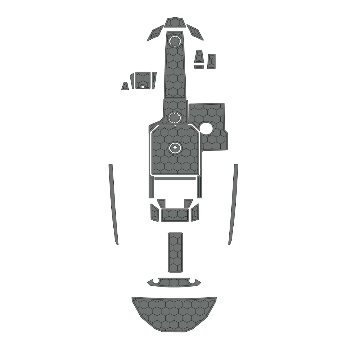 Moomba Mondo 2019 EVA Foam Boat Deck Matt Flooring Marine Decking - HJDECK