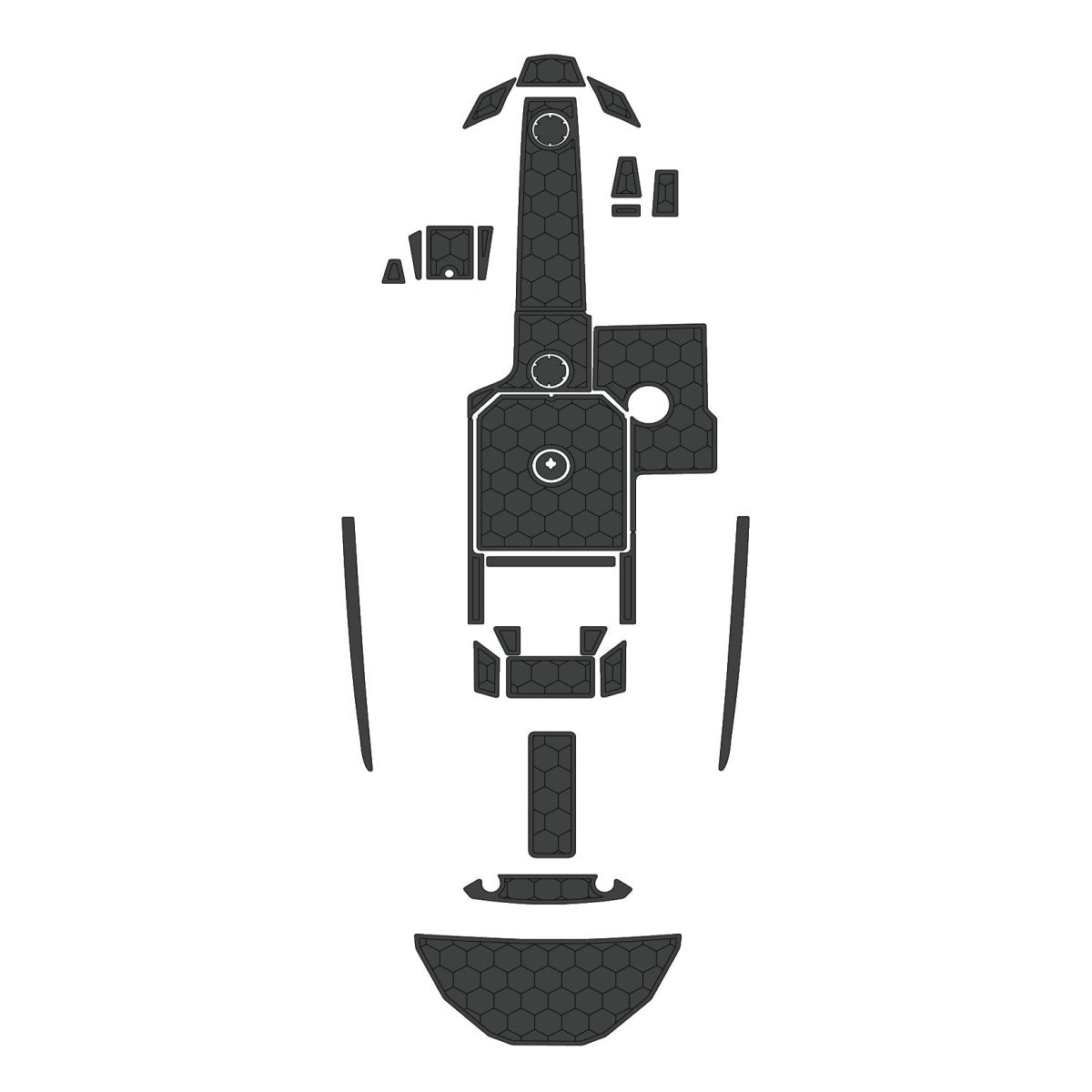 Moomba Mondo 2019 EVA Foam Boat Deck Matt Flooring Marine Decking - HJDECK