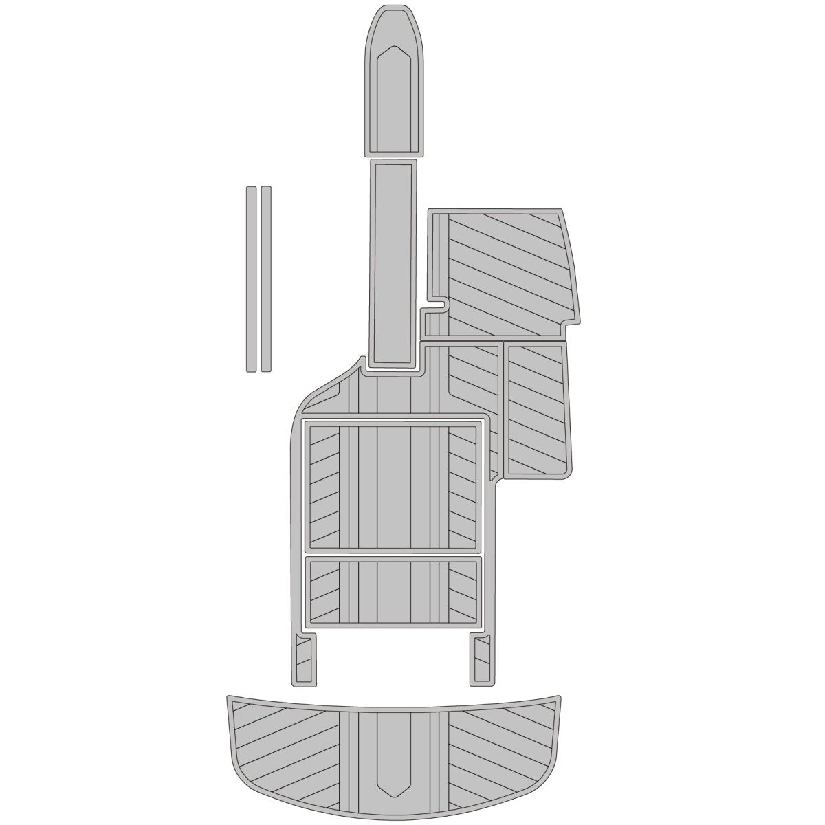 Moomba Outback V 2009 EVA Foam Boat Deck Flooring Kits - HJDECK