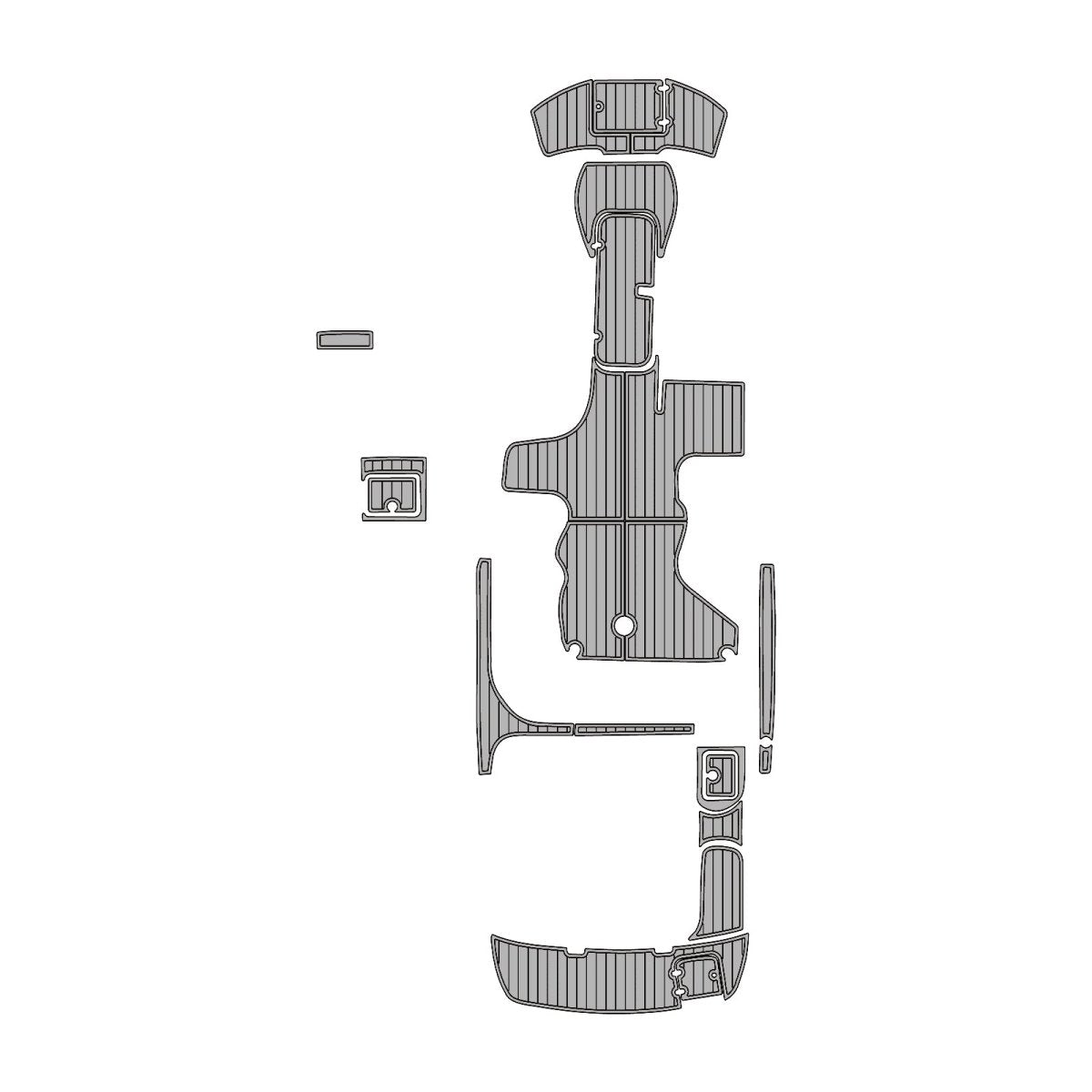 Nauticstar 230 Sportdeck 2007 EVA Foam Boat Decking Mats Faux Teak Marine Flooring - HJDECK
