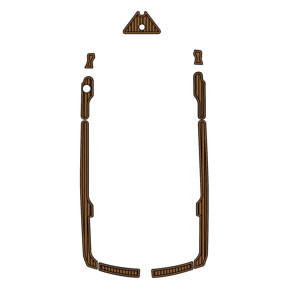 Nautique Sport WFCT2 1997 EVA Foam Boat Decking Mats Faux Teak Marine Flooring - HJDECK