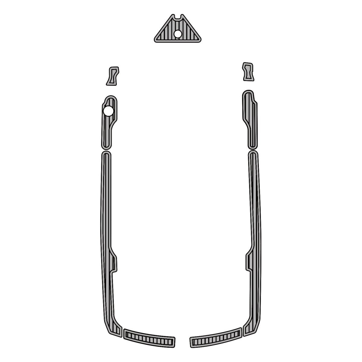 Nautique Sport WFCT2 1997 EVA Foam Boat Decking Mats Faux Teak Marine Flooring - HJDECK