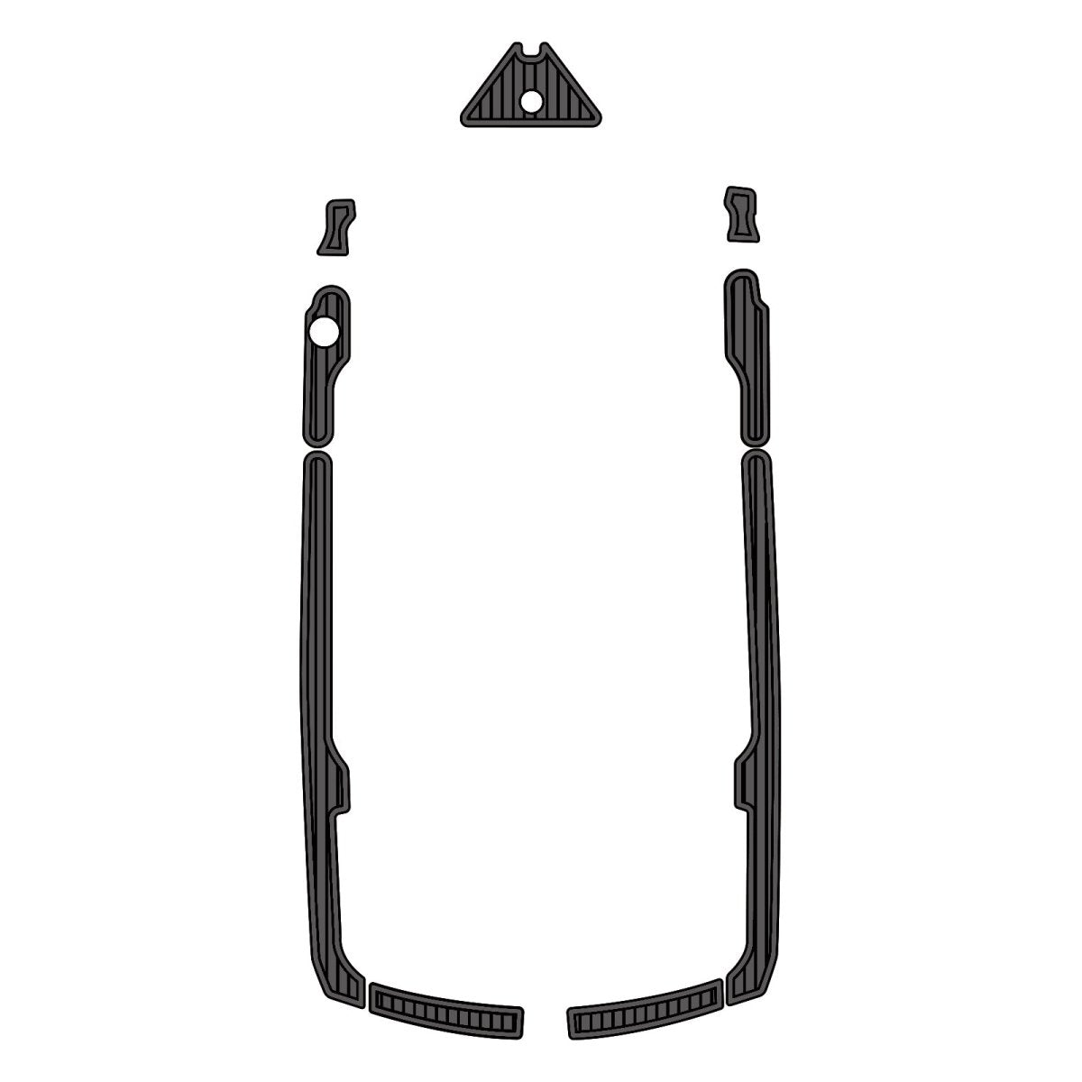 Nautique Sport WFCT2 1997 EVA Foam Boat Decking Mats Faux Teak Marine Flooring - HJDECK