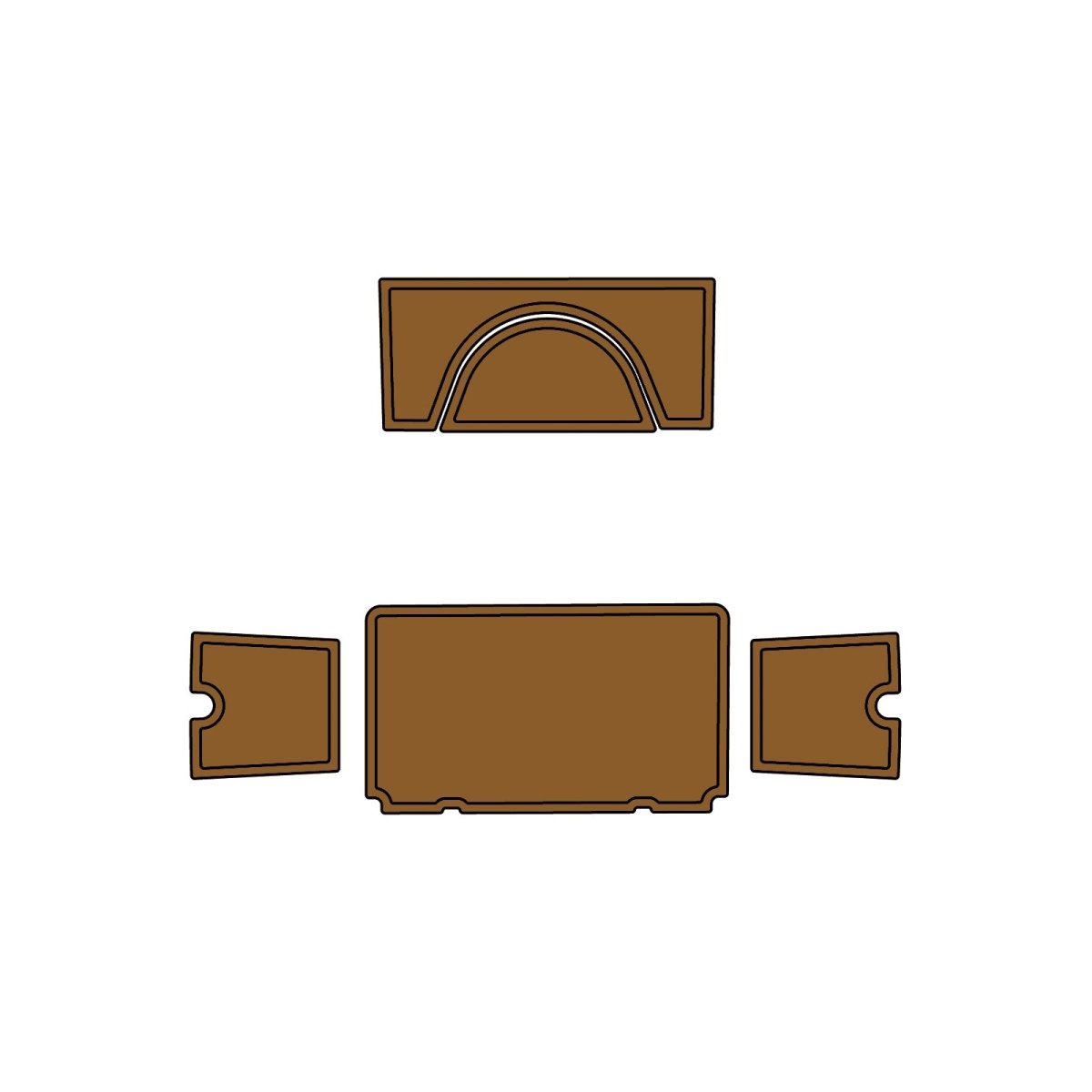 Orca 140 Quart Cooler Pad (Version 1) - HJDECK