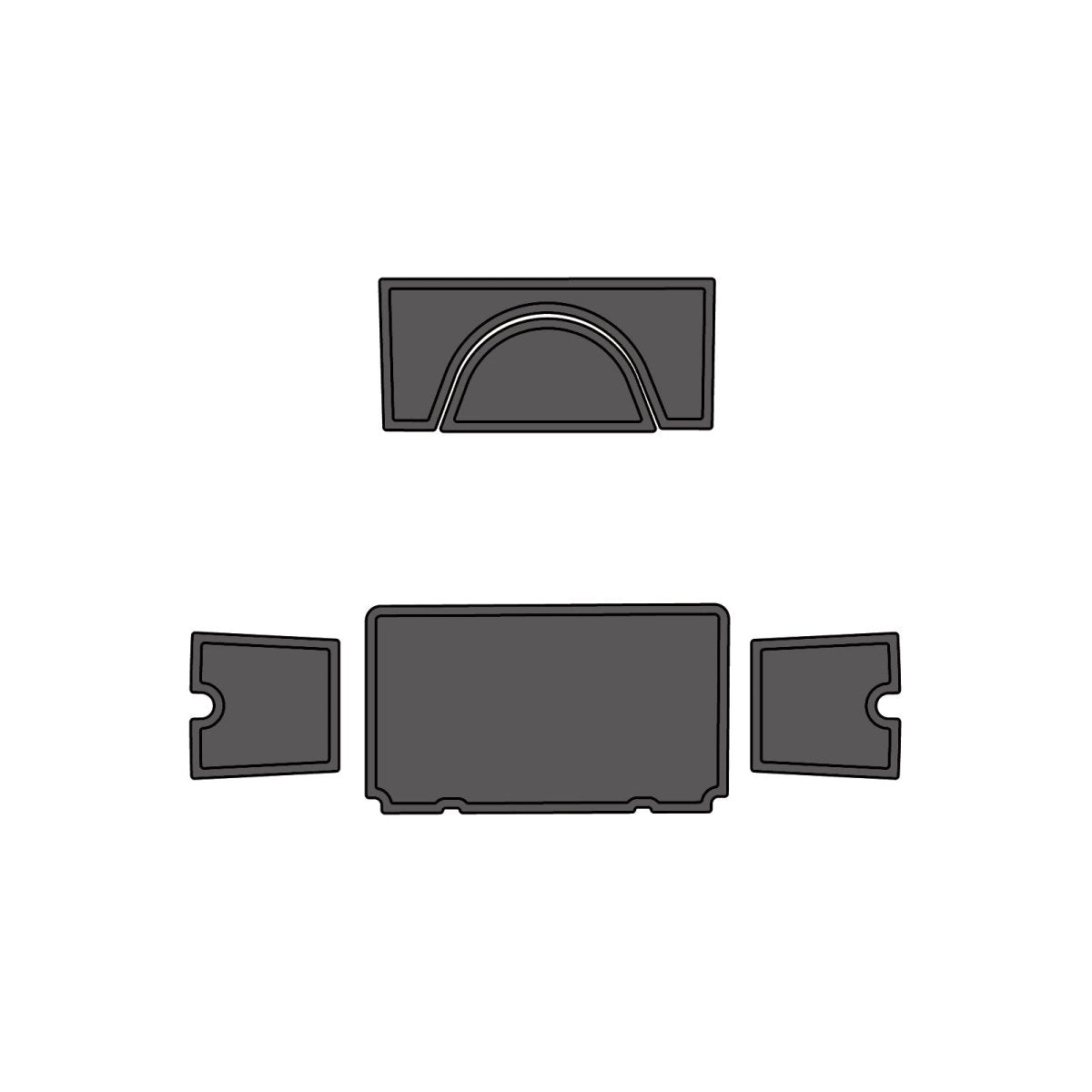 Orca 140 Quart Cooler Pad (Version 1) - HJDECK