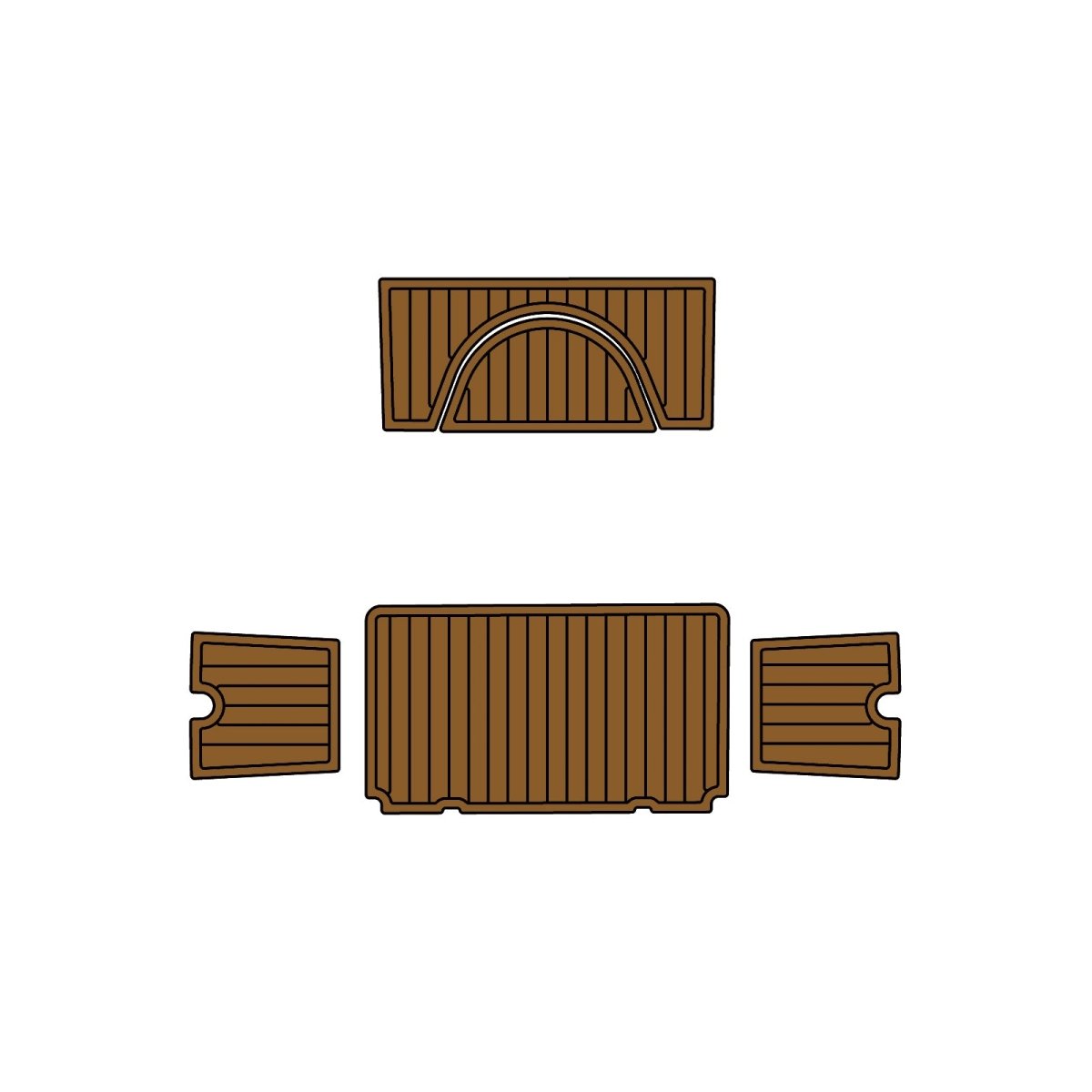 Orca 140 Quart Cooler Pad (Version 1) - HJDECK