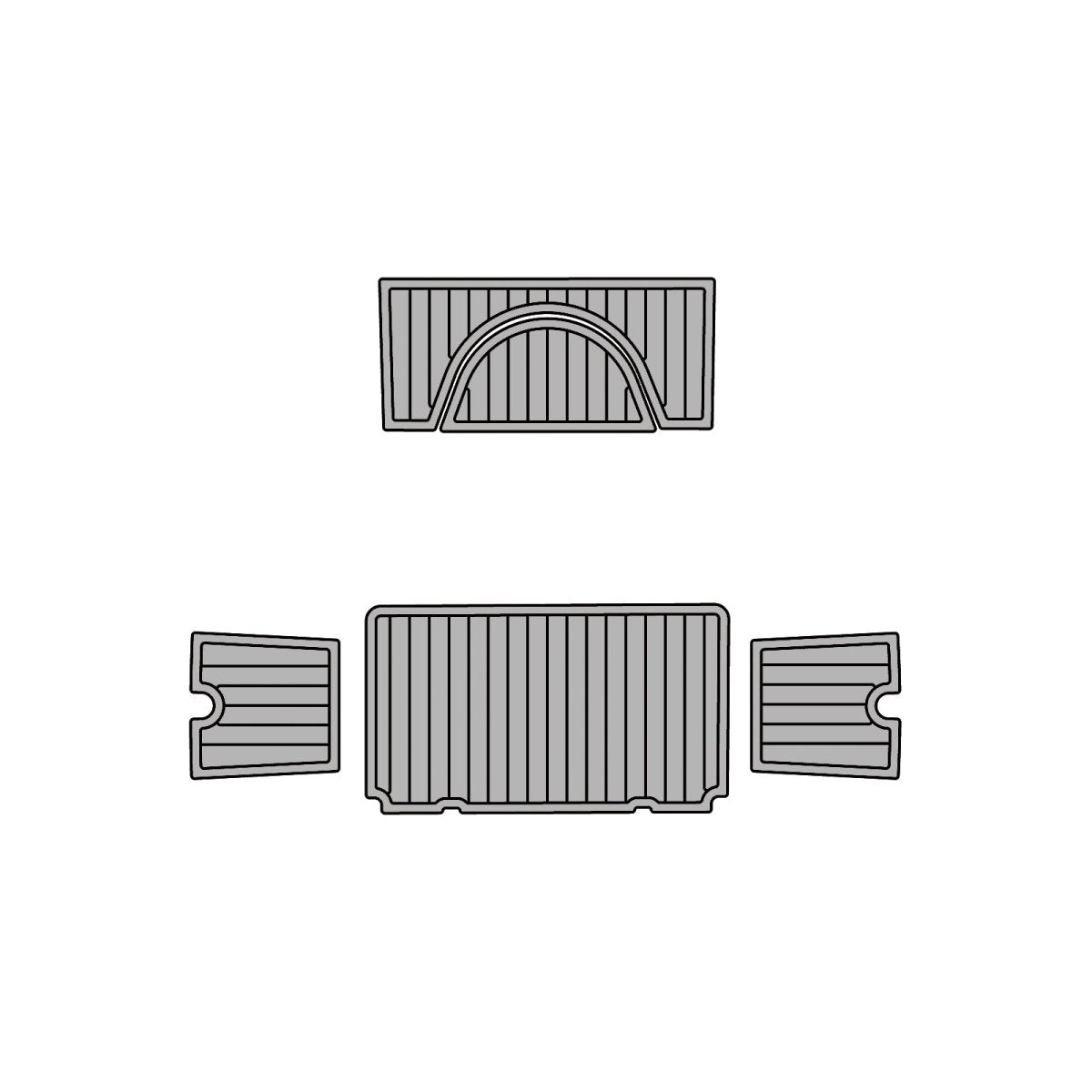 Orca 140 Quart Cooler Pad (Version 1) - HJDECK