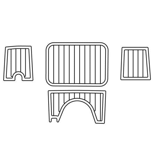 Orca 58 Cooler Pad (Version 1) - HJDECK