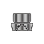 Orca 75 Quart Cooler Pad - HJDECK