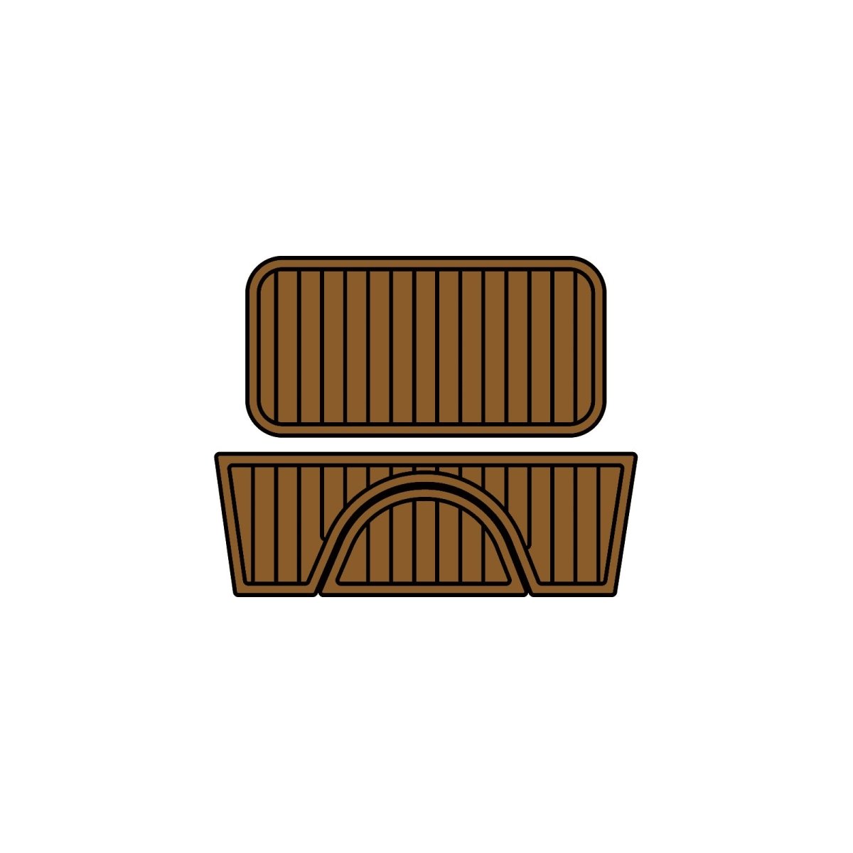 Orca 75 Quart Cooler Pad - HJDECK