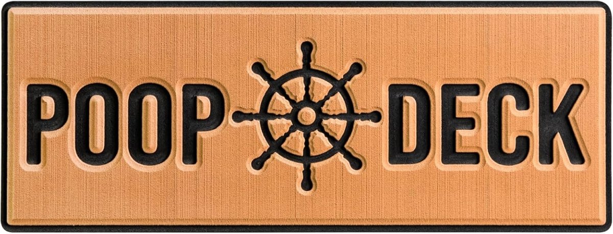 POOP DECK Boat Sign - HJDECK