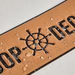 POOP DECK Boat Sign - HJDECK