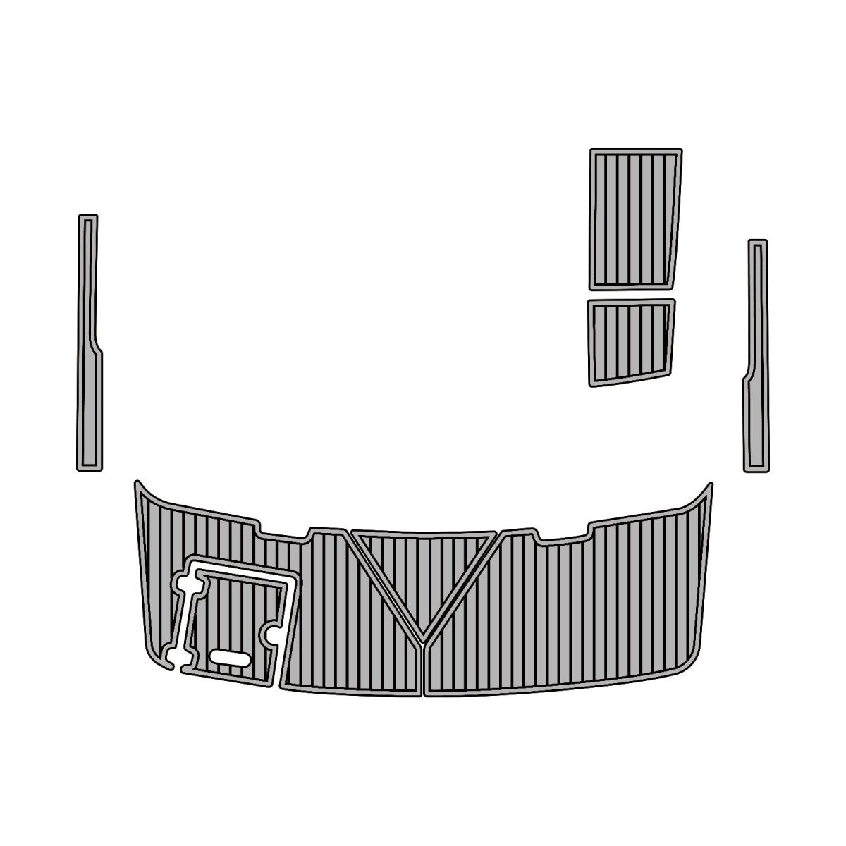 Regal 1900ES 2019 EVA Foam Teak Boat Deck Mat Flooring - HJDECK