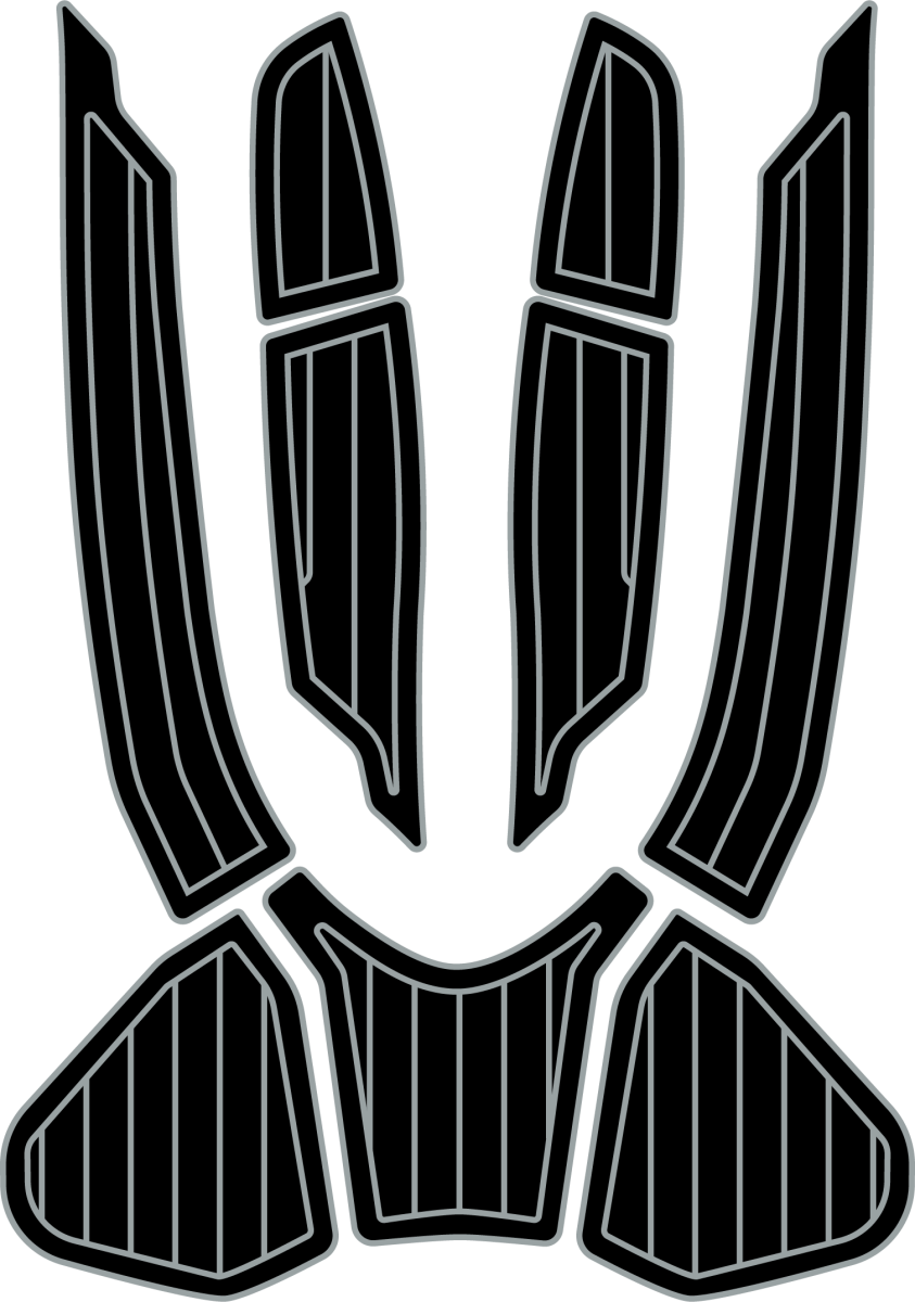 Sea Doo GTX 155, Ltd 215 230 + 300, RXT 260, Wake Pro 2016 - 2017 Jet Ski Traction Mats - HJDECK