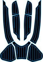 Sea Doo GTX 155, Ltd 215 230 + 300, RXT 260, Wake Pro 2016 - 2017 Jet Ski Traction Mats - HJDECK