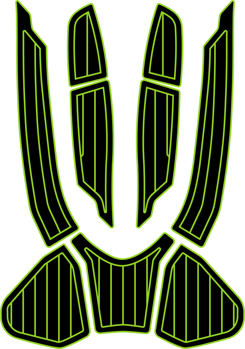 Sea Doo GTX 155, Ltd 215 230 + 300, RXT 260, Wake Pro 2016 - 2017 Jet Ski Traction Mats - HJDECK