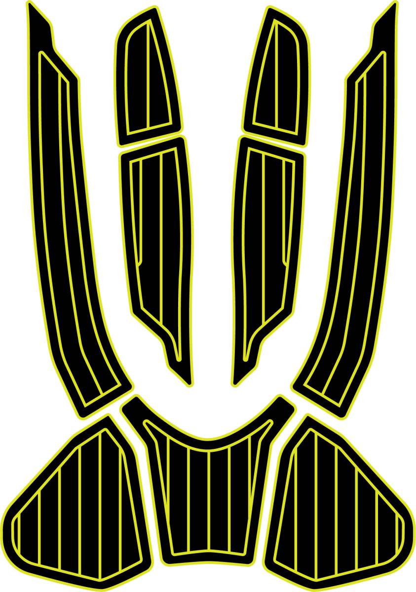 Sea Doo GTX 155, Ltd 215 230 + 300, RXT 260, Wake Pro 2016 - 2017 Jet Ski Traction Mats - HJDECK