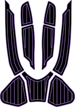 Sea Doo GTX 155, Ltd 215 230 + 300, RXT 260, Wake Pro 2016 - 2017 Jet Ski Traction Mats - HJDECK