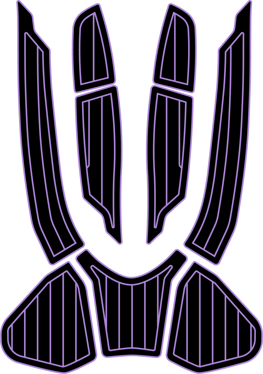 Sea Doo GTX 155, Ltd 215 230 + 300, RXT 260, Wake Pro 2016 - 2017 Jet Ski Traction Mats - HJDECK