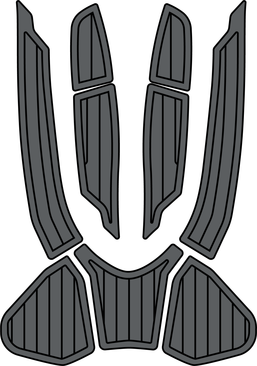 Sea Doo GTX 155, Ltd 215 230 + 300, RXT 260, Wake Pro 2016 - 2017 Jet Ski Traction Mats - HJDECK