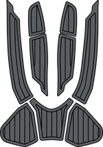 Sea Doo GTX 155, Ltd 215 230 + 300, RXT 260, Wake Pro 2016 - 2017 Jet Ski Traction Mats - HJDECK