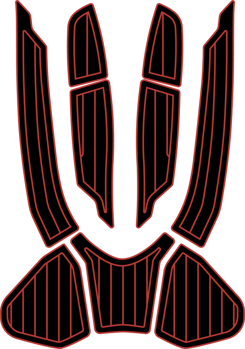 Sea Doo GTX 155, Ltd 215 230 + 300, RXT 260, Wake Pro 2016 - 2017 Jet Ski Traction Mats - HJDECK