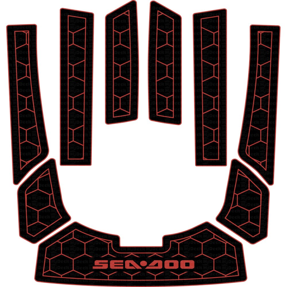 Sea Doo GTX 1996 - 2002 / GTI 1997 - 2000 Jet Ski Traction Mats EVA Foam Boat Flooring Kits - HJDECK
