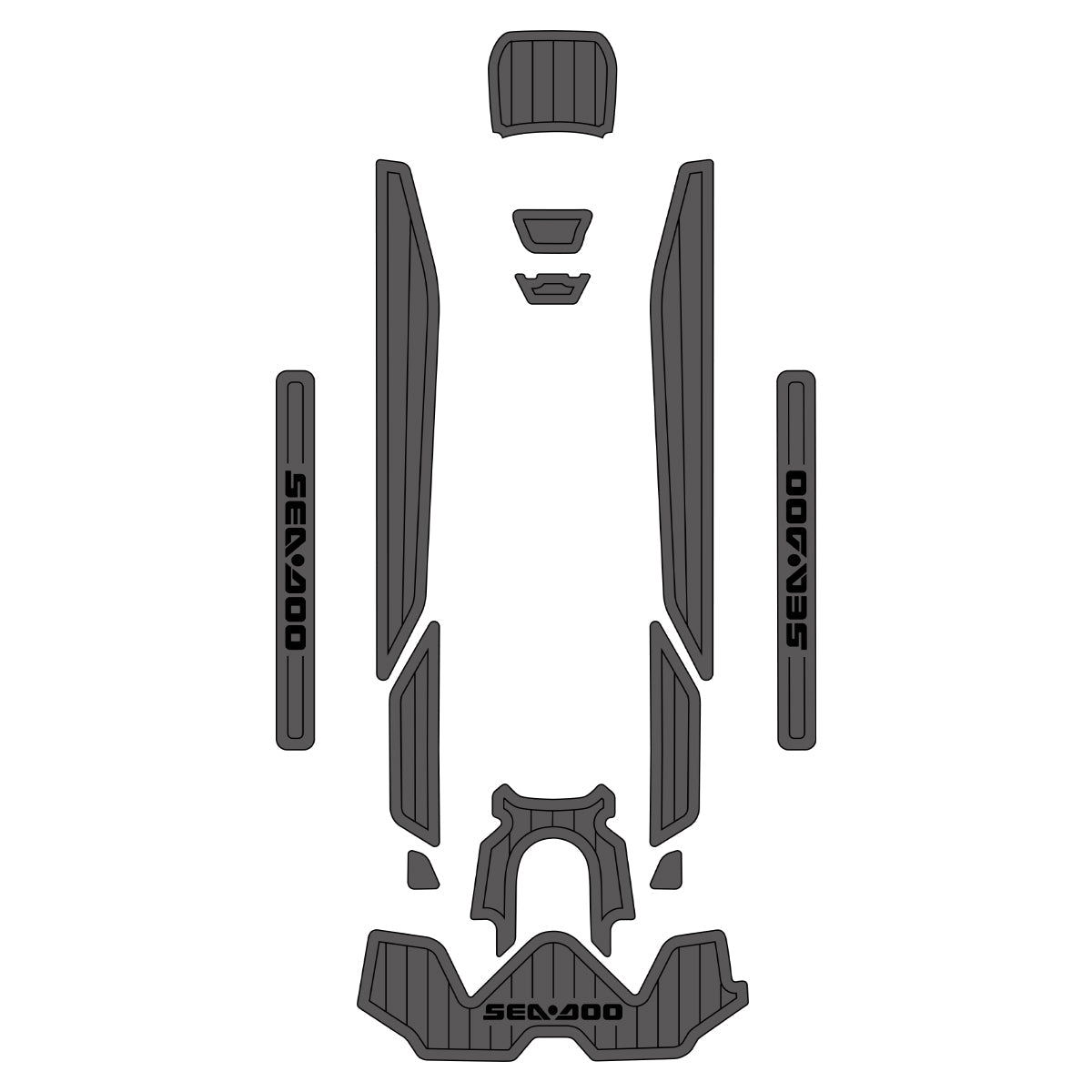 Sea Doo GTX 2019 - 2025 Jet Ski Traction Mats EVA Foam - HJDECK