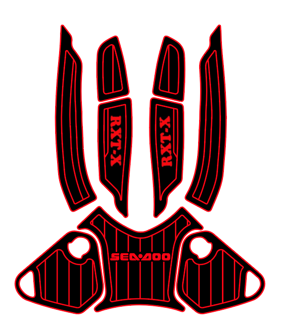 SEA - DOO RXT 215, RXT - X RS 260, GTX 155, WAKE PRO 215, RXT 260 RS Jet Ski Traction Mats - HJDECK