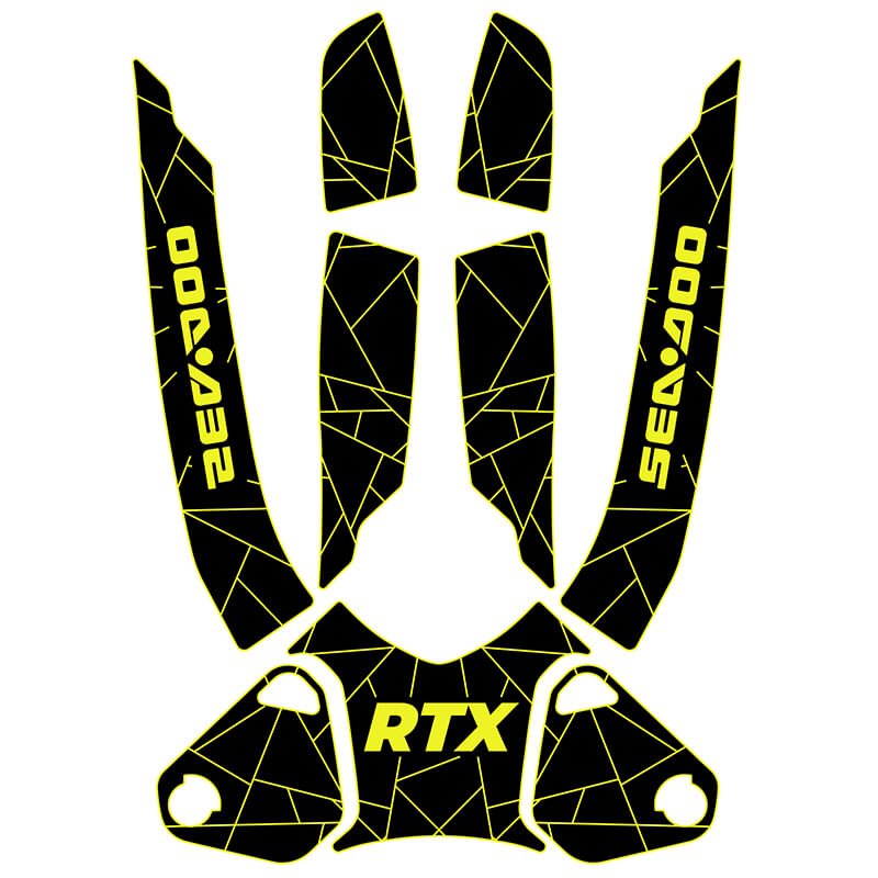 SEA - DOO RXT 215, RXT - X RS 260, GTX 155, WAKE PRO 215, RXT 260 RS Jet Ski Traction Mats - HJDECK