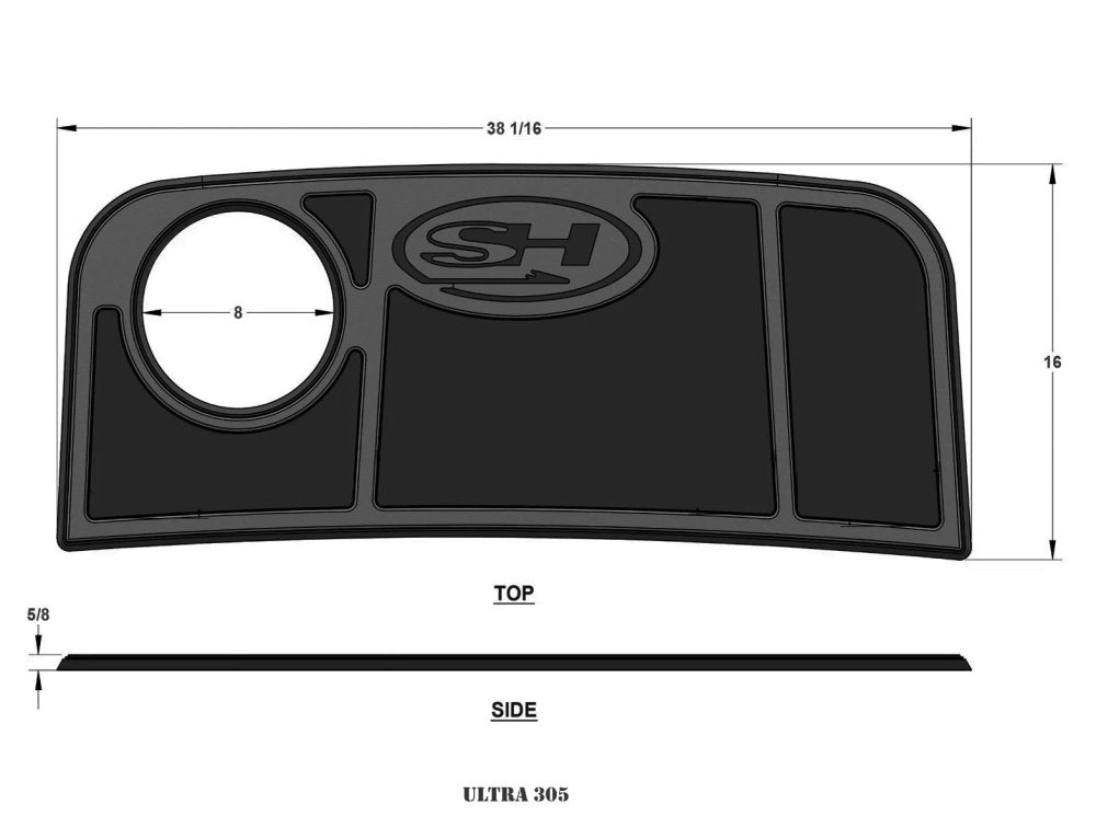 Sea Hunt Boat Dash Pad - HJDECK