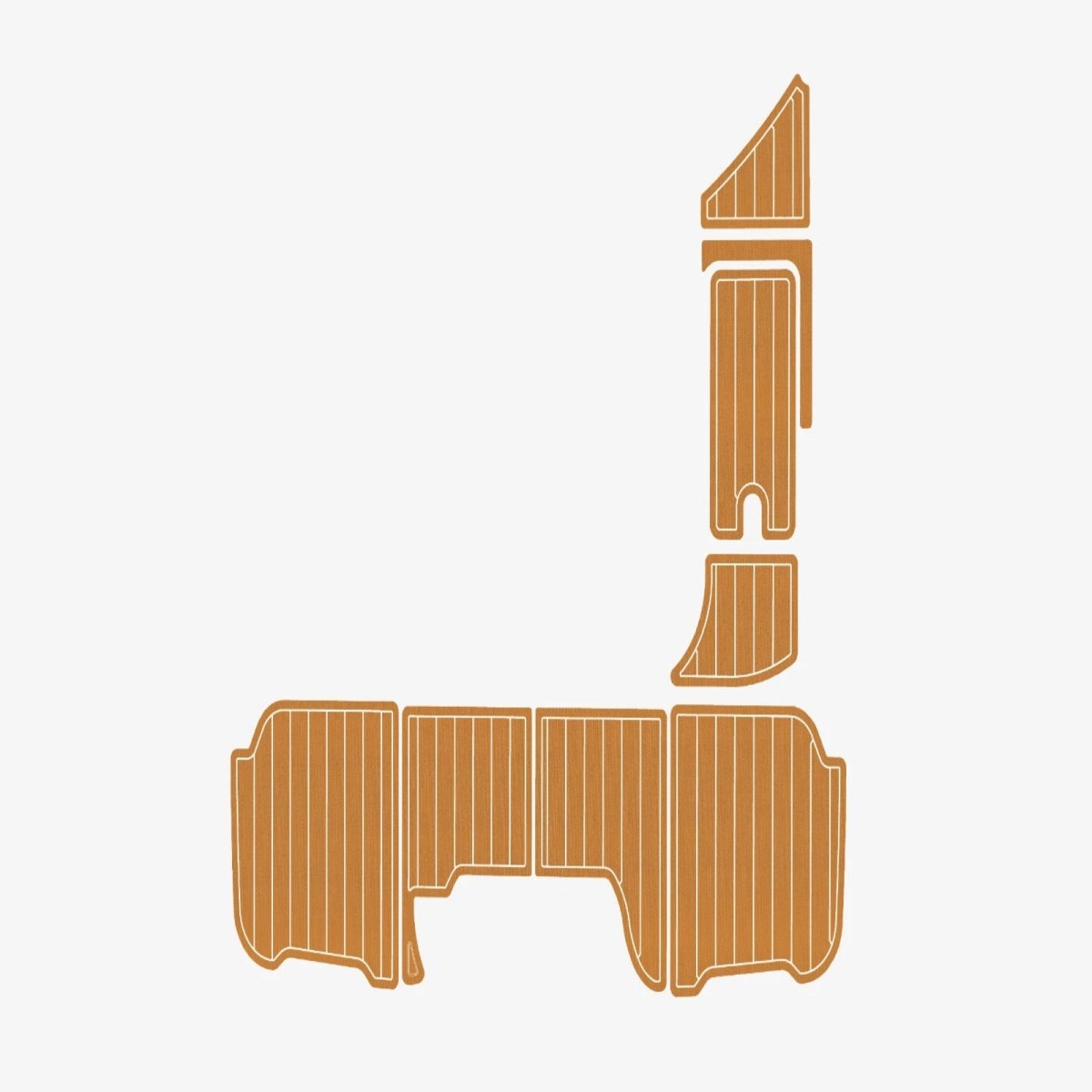 Sea Ray 270 SDX Sundeck 2017 - 2023 Cockpit Pad Boat Flooring Non - Slip EVA Foam Deck Mat - HJDECK