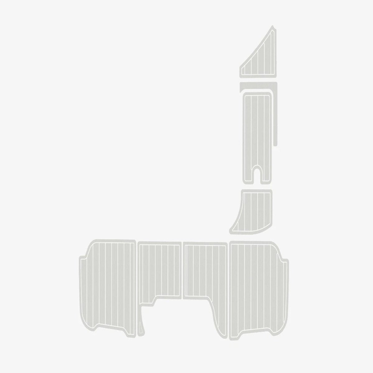 Sea Ray 270 SDX Sundeck 2017 - 2023 Cockpit Pad Boat Flooring Non - Slip EVA Foam Deck Mat - HJDECK