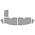 Sea Ray 340 Sundancer Swim Platform Pad - HJDECK